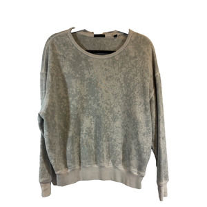 ATM Women's Camo Print French Terry Lined Sweatshirt Size S LS Cotton D44